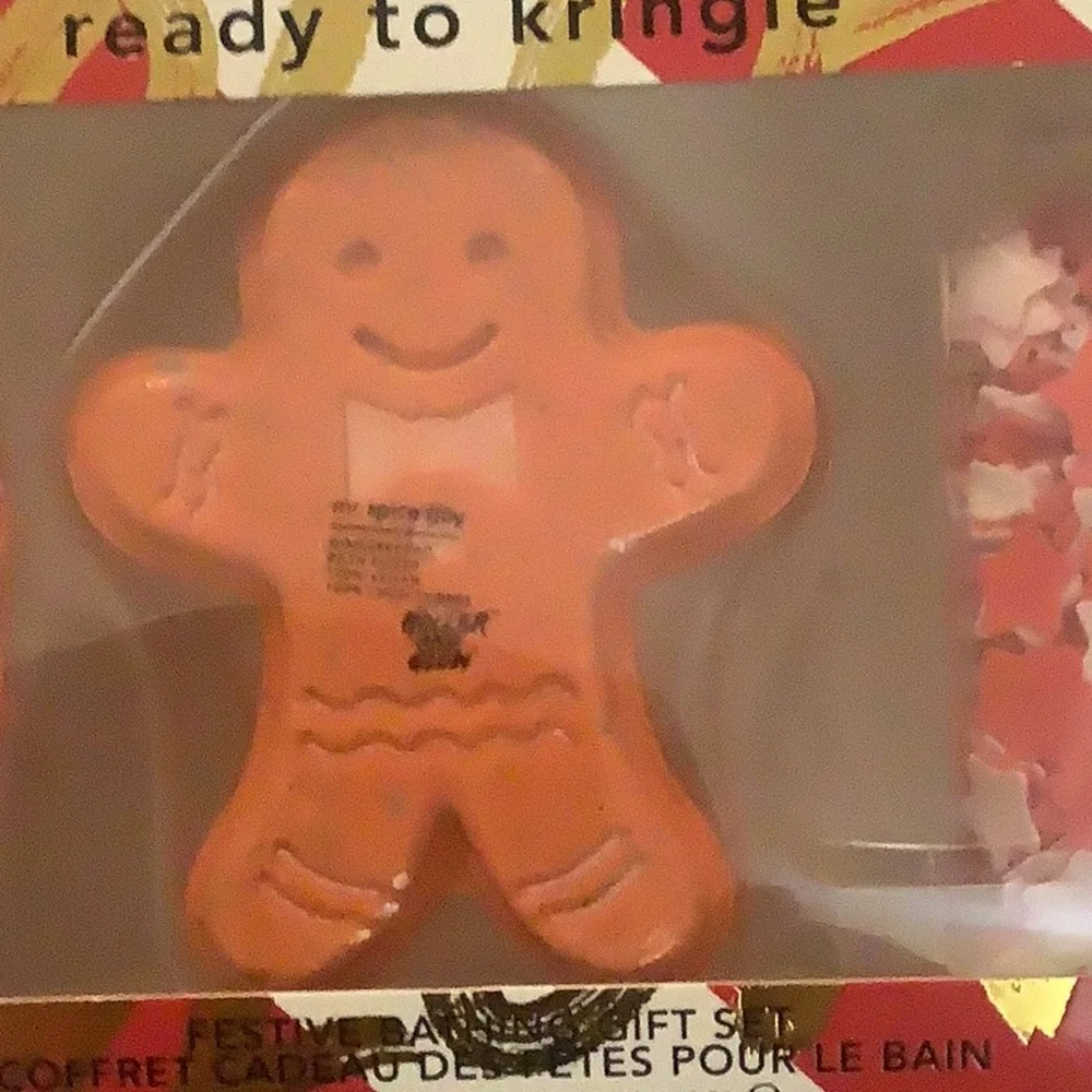 Ready to kringle gift box vested bathing gift set three-piece🎄🎄NEW nice